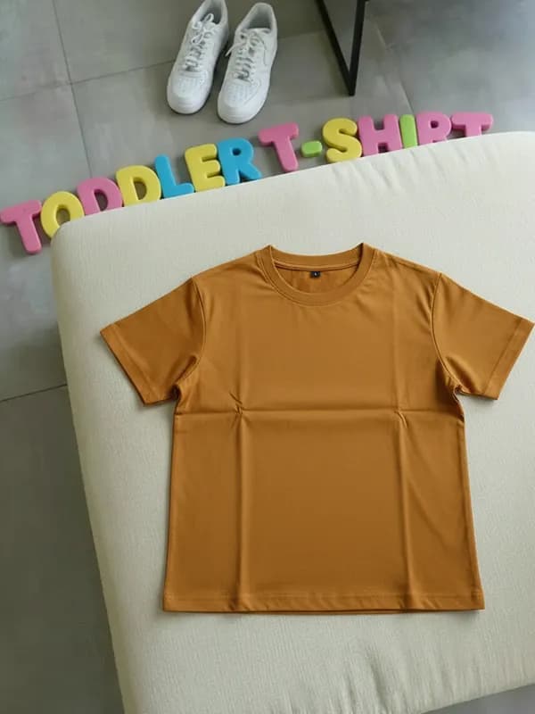 Toddler Adobe Orange Lycra Regular T-shirt 