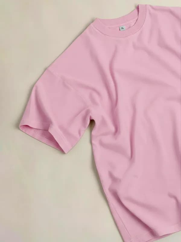 Baby Pink Oversized T-shirts