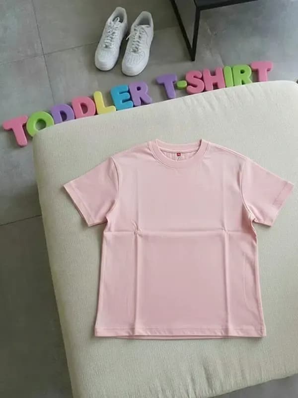 Toddler Baby Pink Single Jersey Regular T-shirt 