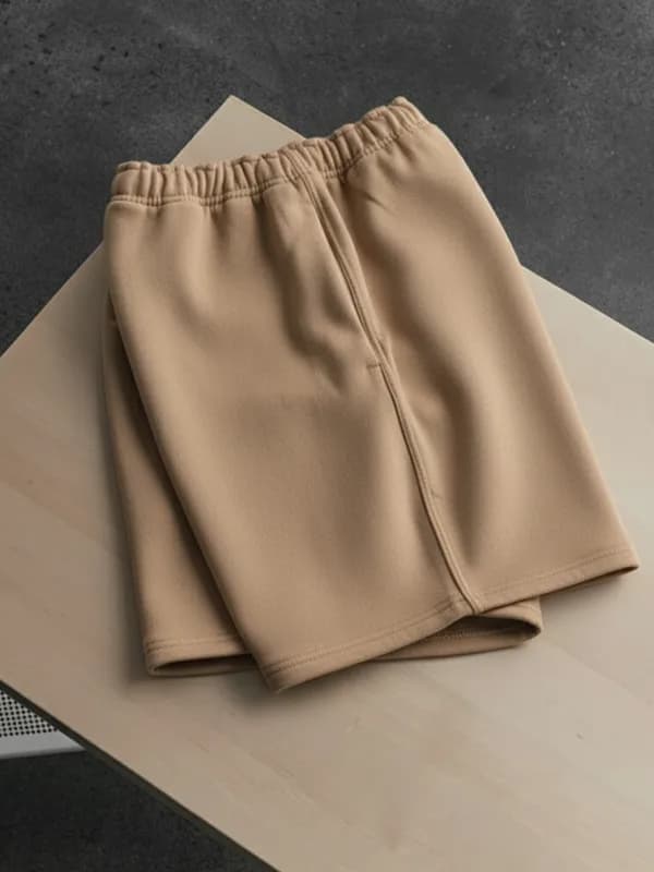 Light Beige Half Pants