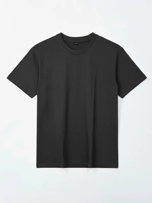 Jet Black Regular T-shirts