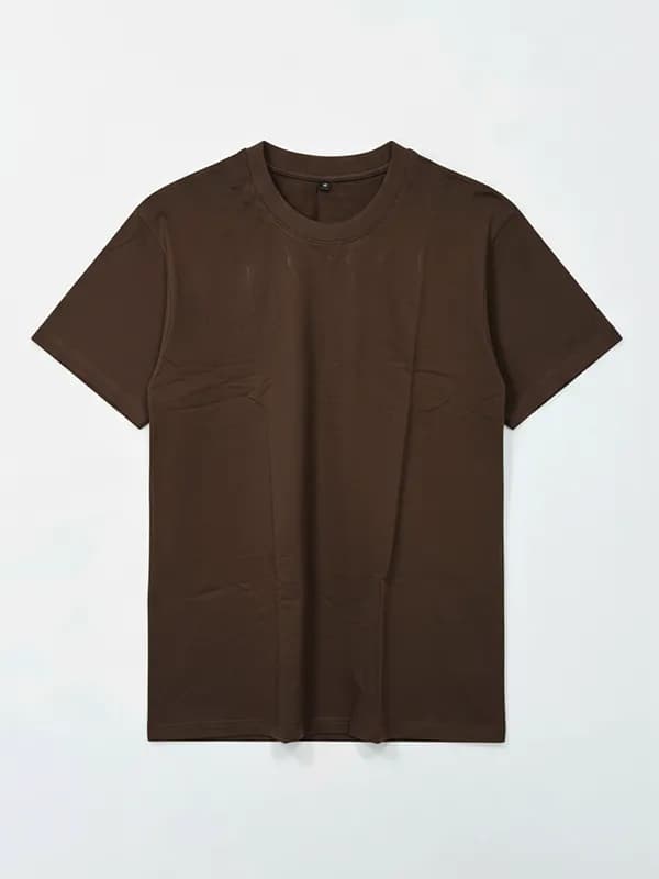 Chocolate Brown Regular T-shirts