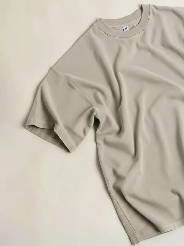 Cement Grey Oversized T-shirts