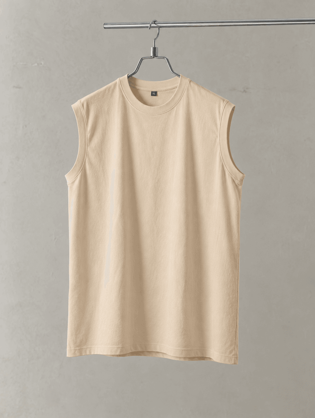 180 GSM Peach Fuzz Sleeveless T-Shirt