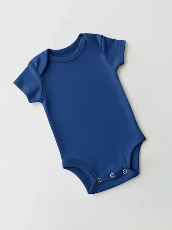 Force Blue Rompers - Half Sleeve