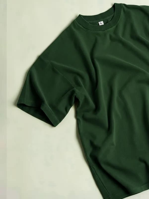 Forest Green Oversized T-shirts