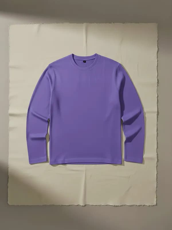 Lavender Full Sleeve T-shirts