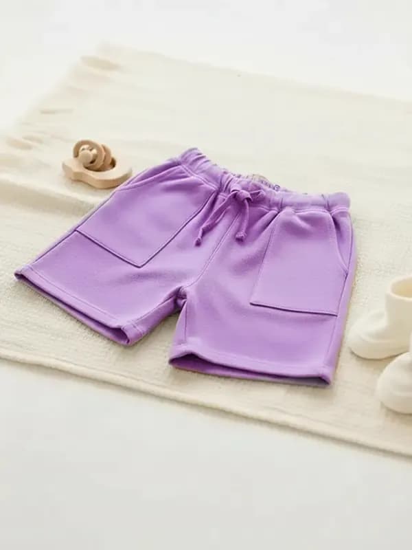 Toddler Lavender French Terry Half Pant