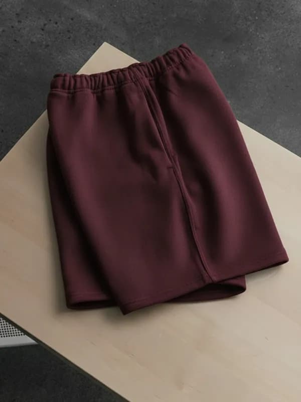 Bright Maroon Half Pants