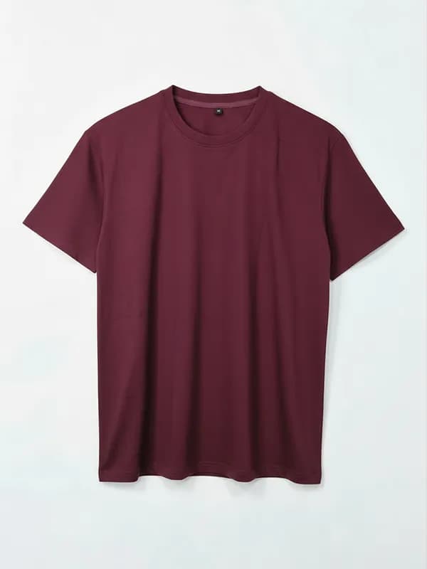 La Maroon Regular T-shirts