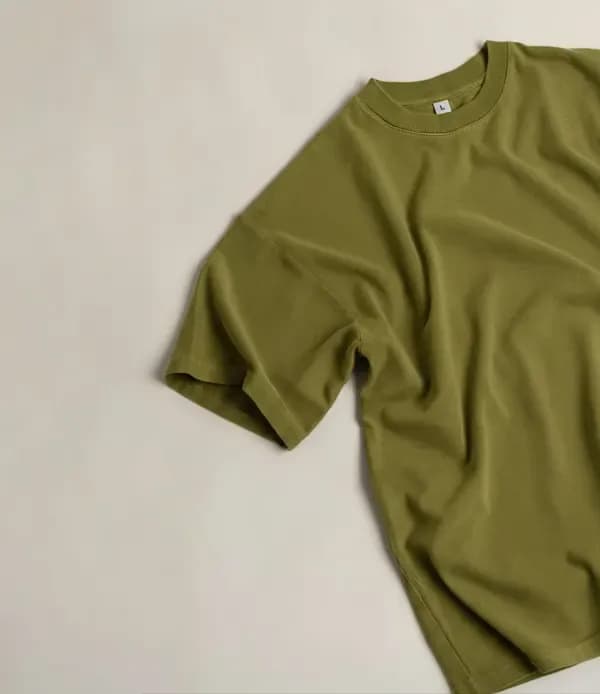 Moss Green Oversized T-shirts