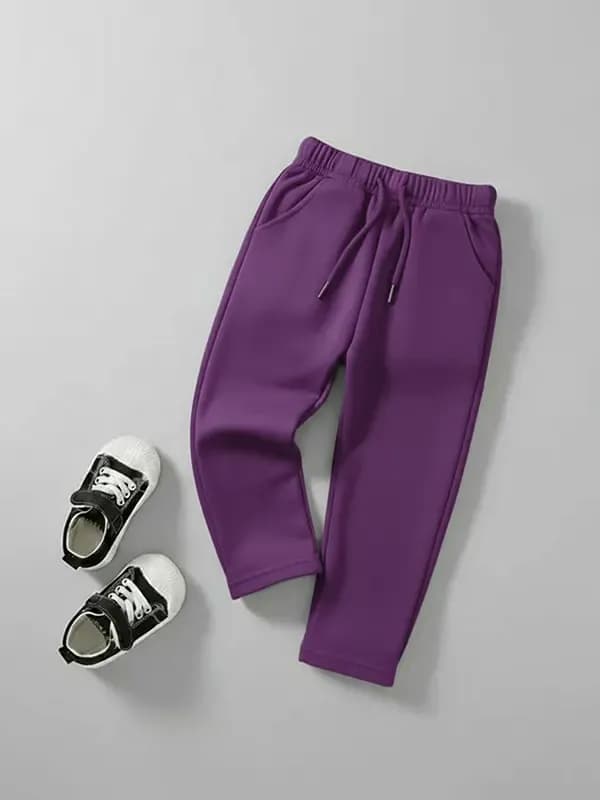Toddler Plum Purple French Terry Track Pant