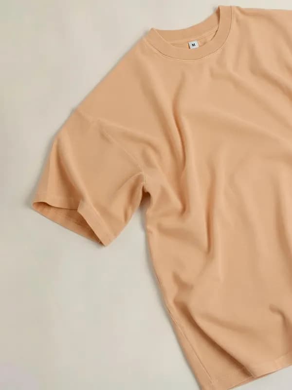 Peach Fuzz Oversized T-shirts