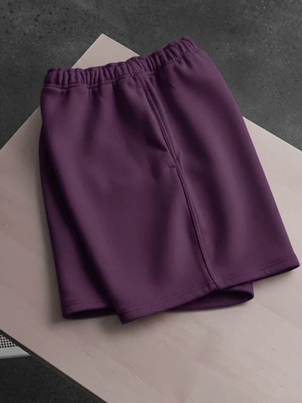 Plum Purple Half Pants