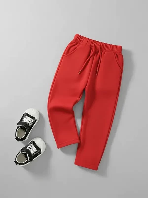 Toddler Risk Red French Terry Track Pant