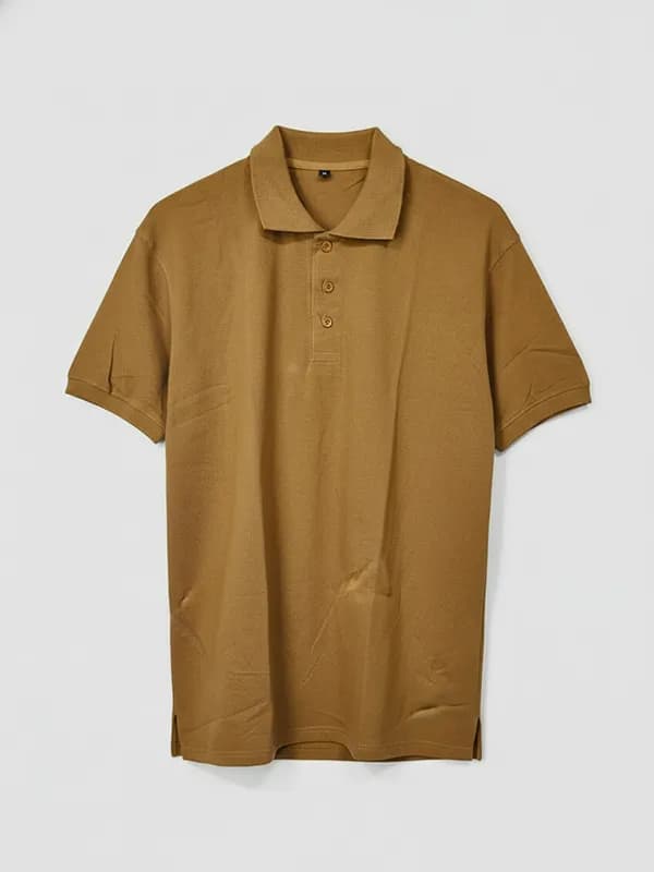 Snuff Brown Collar Half-sleeves