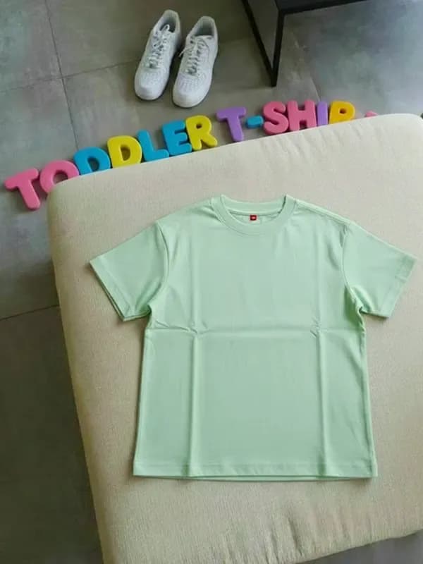 Toddler Sea Green Single Jersey Regular T-shirt 
