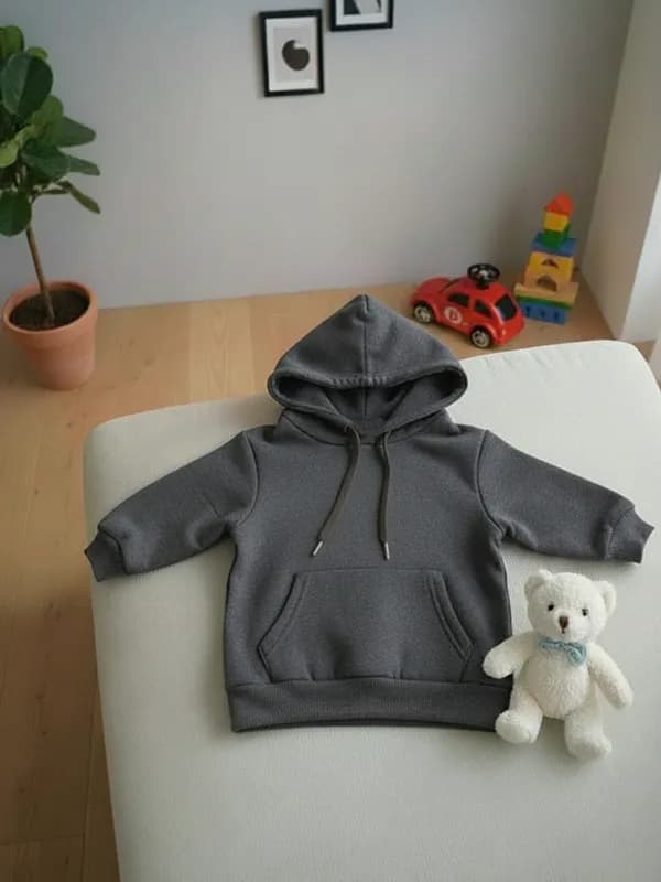 Toddler Steel Grey Enriched Hoodie