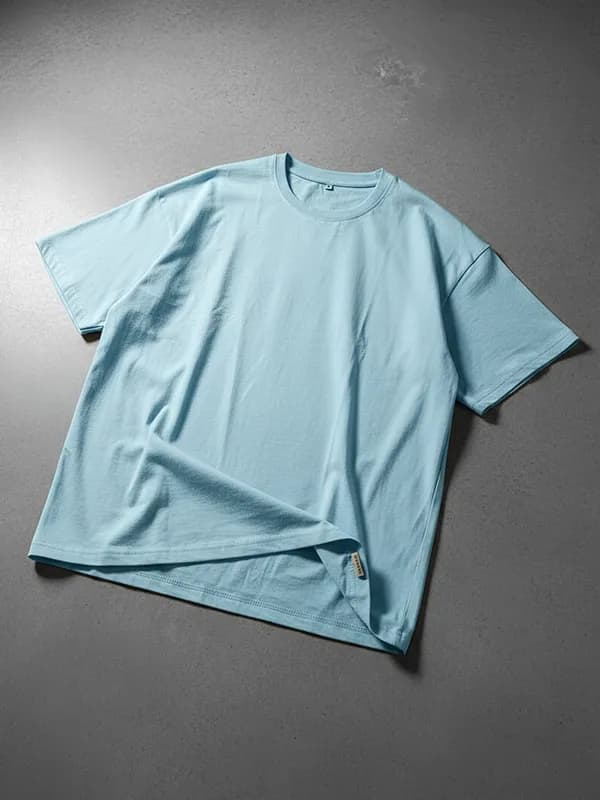 Stratosphere Blue Oversized T-shirts
