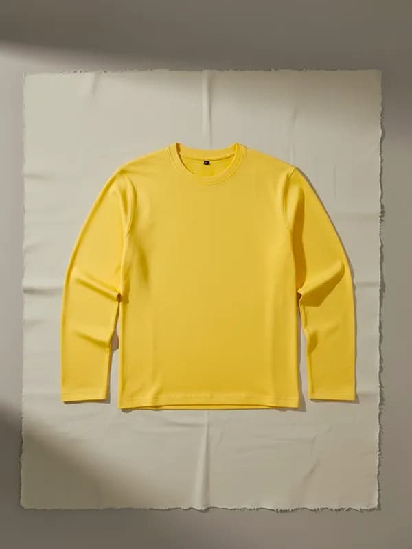 Summer Yellow Full Sleeve T-shirts
