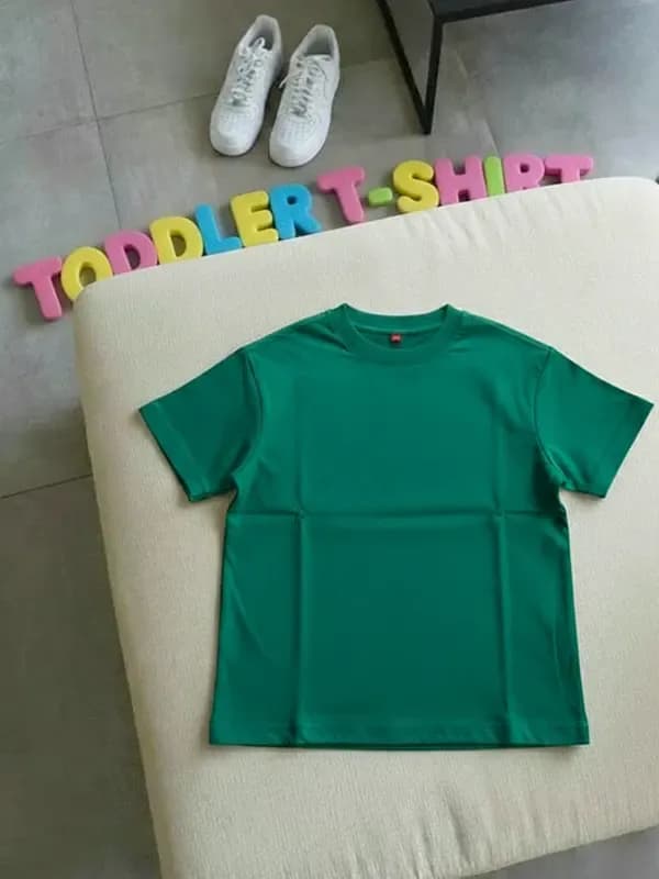 Toddler Teal Green Single Jersey Regular T-shirt 