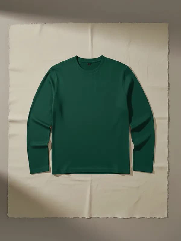 Teal Green Full Sleeve T-shirts