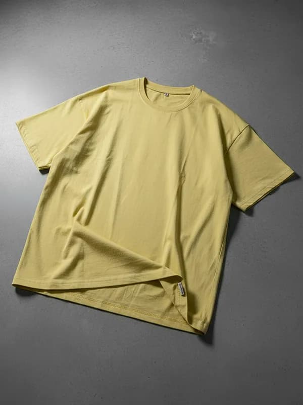 Wheat Yellow Oversized T-shirts