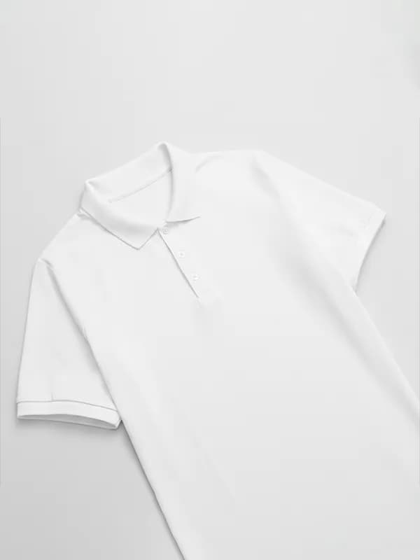 Off White Collar Half-sleeves
