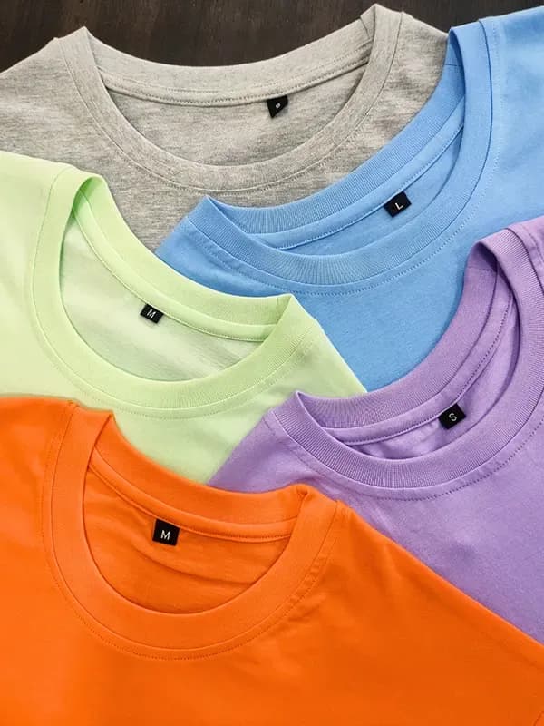 Regular Round Neck T-Shirts