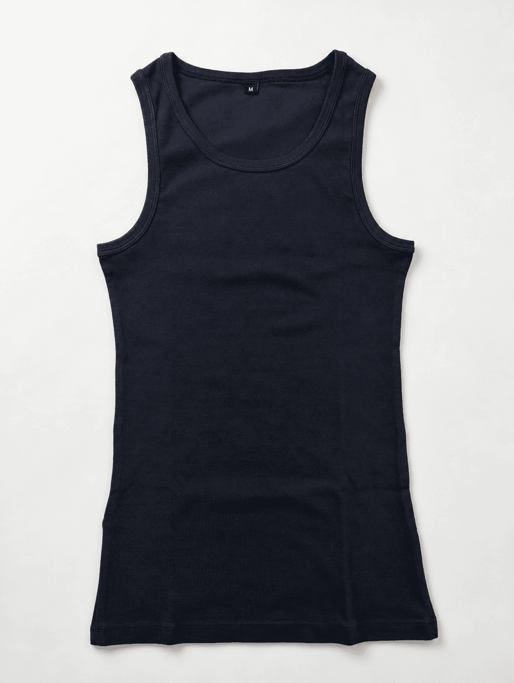 Dark Blue Ribbed Vest
