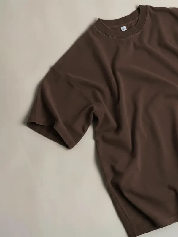 Chocolate Brown Oversized T-shirts Chocolate Brown Oversized T-shirts