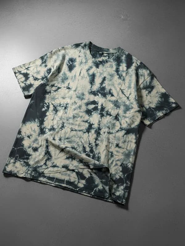 Cement Grey Tie & Dye Oversized T-shirt Cement Grey Tie & Dye Oversized T-shirt