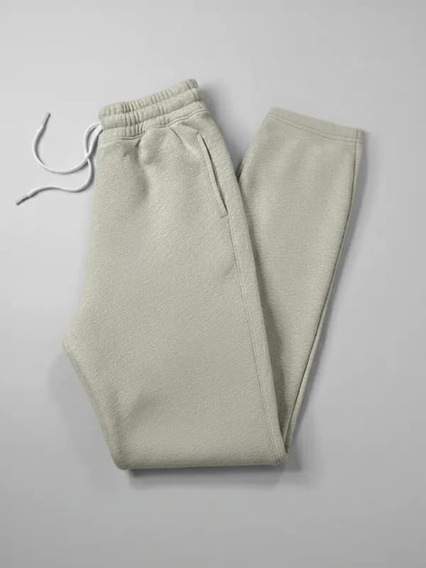 Cement Grey French Terry Track Pants Cement Grey French Terry Track Pants