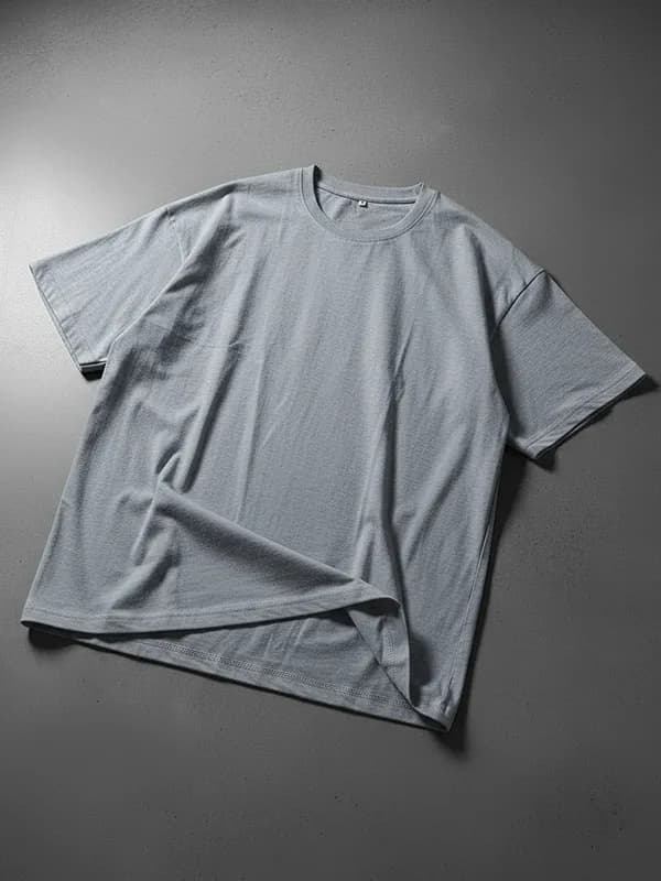 Melange Grey Oversized T-shirts Melange Grey Oversized T-shirts