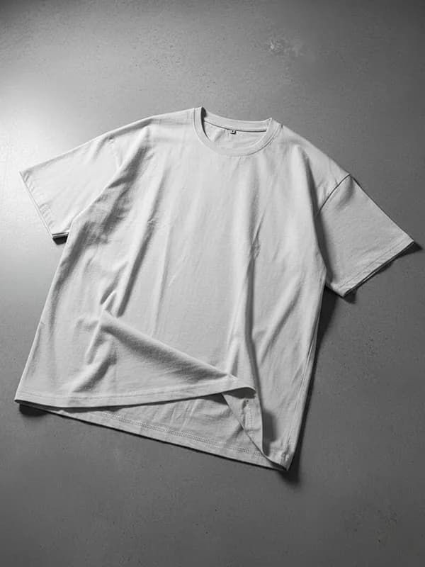 Melange White Oversized T-shirts Melange White Oversized T-shirts