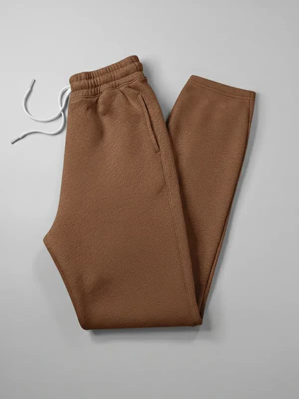 Snuff Brown French Terry Track Pants Snuff Brown French Terry Track Pants