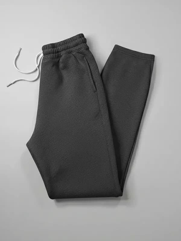 Steel Grey French Terry Track Pants Steel Grey French Terry Track Pants