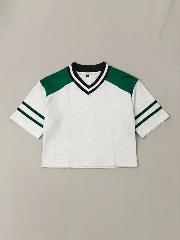 Cut And Stitch Crop Top Cut And Stitch Crop Top